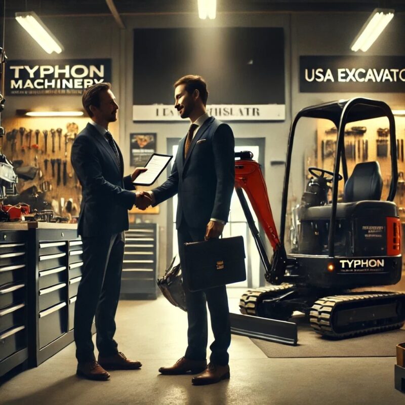 Typhon Machinery Partnerships with Leading Mini Excavator Traders