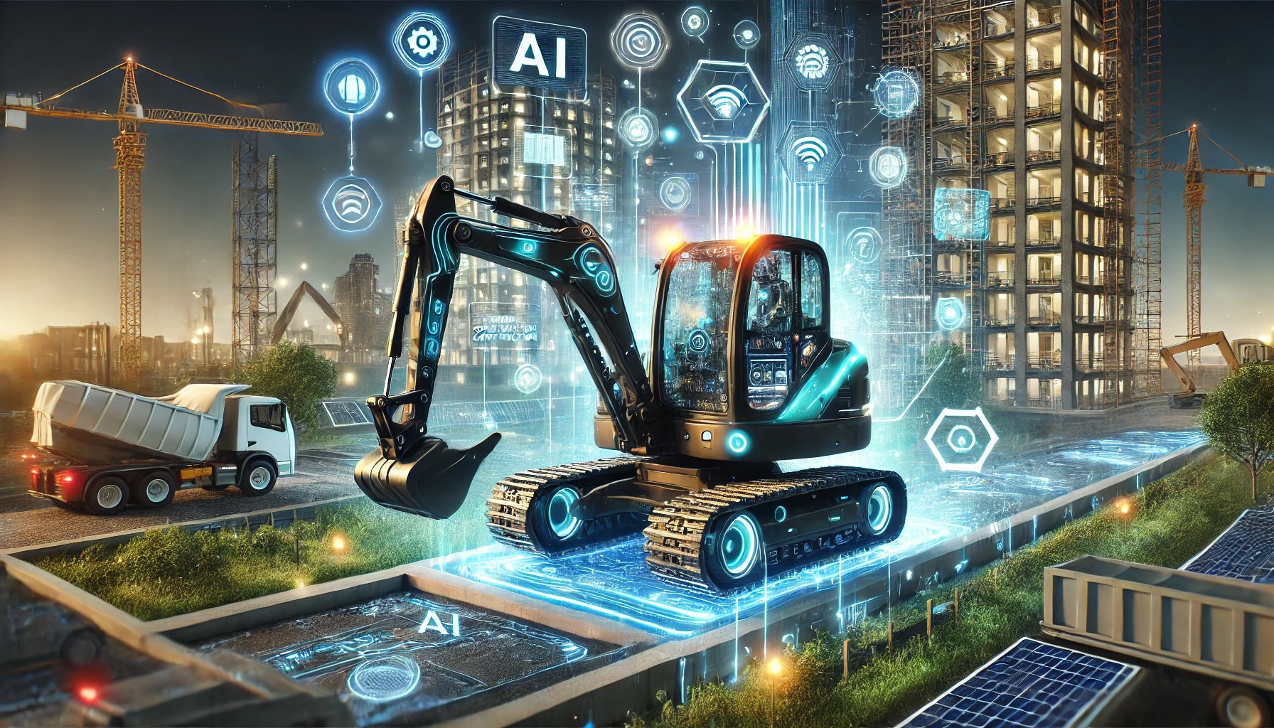 mini excavator industry's technological advancements, emphasizing AI and smart construction technology